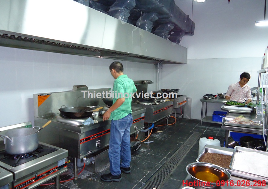Bếp ăn công nghiệp - khu bếp nấu bếp nhà máy
