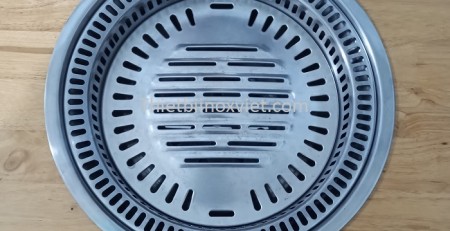 Bếp nướng than hút dưới đặt âm bàn